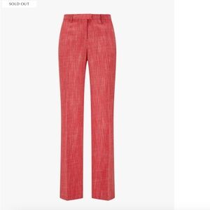 NOVIS tweed coral pants size 6